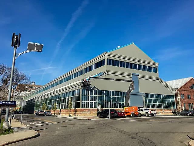 WKR Construction exterior restoration work at Brooklyn Navy Yard